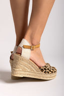 Εσπαντρίγιες platforms από συνθετικό ponyskin Ragazza 0699 - Leopard - thefashionproject.gr - RAGAZZA