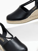 Εσπαντρίγιες platforms δερμάτινες Ragazza 0672