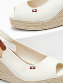 Εσπαντρίγιες platforms με δέσιμο στο πλάι - Μπεζ - thefashionproject.gr - Alta Moda