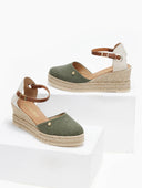 Εσπαντρίγιες platforms με μπαρέτα Ragazza 0707 - Λαδί - thefashionproject.gr - RAGAZZA