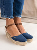 Εσπαντρίγιες platforms με μπαρέτα Ragazza 0707 - Μπλε jean - thefashionproject.gr - RAGAZZA