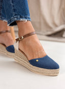 Εσπαντρίγιες platforms με μπαρέτα Ragazza 0707 - Μπλε jean - thefashionproject.gr - RAGAZZA