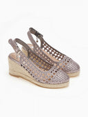 Εσπαντρίγιες platforms πλεκτές Xti 142892 - Ατσαλί - thefashionproject.gr - Xti Footwear