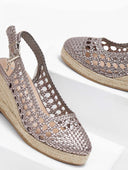 Εσπαντρίγιες platforms πλεκτές Xti 142892 - Ατσαλί - thefashionproject.gr - Xti Footwear