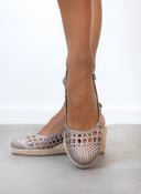 Εσπαντρίγιες platforms πλεκτές Xti 142892 - Ατσαλί - thefashionproject.gr - Xti Footwear