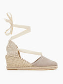 Εσπαντρίγιες platforms suede με κορδόνια - Τάουπε - thefashionproject.gr - The Fashion Project