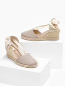 Εσπαντρίγιες platforms suede με κορδόνια - Τάουπε - thefashionproject.gr - The Fashion Project