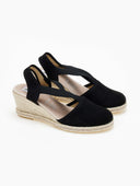 Εσπαντρίγιες platforms suede με λάστιχα