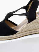 Εσπαντρίγιες platforms suede με λάστιχα