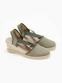 Εσπαντρίγιες platforms suede με λάστιχα