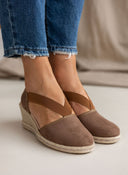 Εσπαντρίγιες platforms suede με λάστιχα