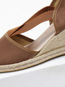 Εσπαντρίγιες platforms suede με λάστιχα
