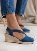 Εσπαντρίγιες platforms suede με λάστιχα