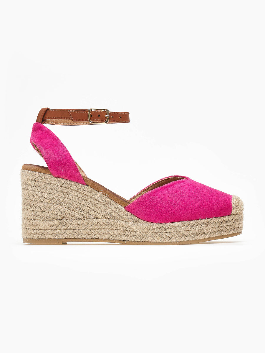 Εσπαντρίγιες platforms suede με μπαρέτα Erynn