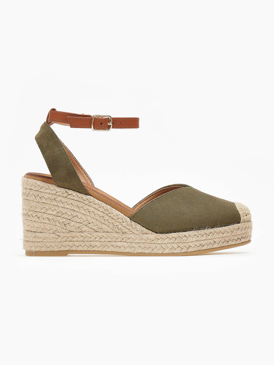 Εσπαντρίγιες platforms suede με μπαρέτα Erynn