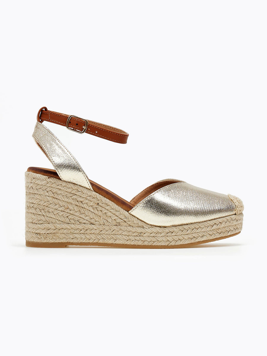 Εσπαντρίγιες platforms suede με μπαρέτα Erynn