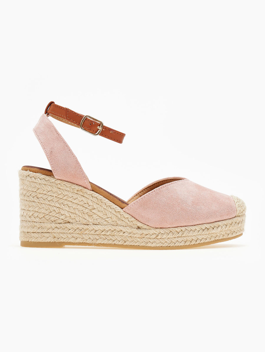 Εσπαντρίγιες platforms suede με μπαρέτα Erynn