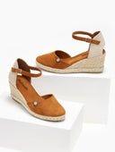 Εσπαντρίγιες platforms suede με μπαρέτα Refresh 171882 - Κάμελ - thefashionproject.gr - Refresh