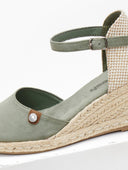 Εσπαντρίγιες platforms suede με μπαρέτα Refresh 171882 - Λαδί - thefashionproject.gr - Refresh