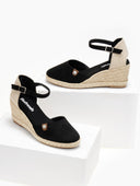 Εσπαντρίγιες platforms suede με μπαρέτα Refresh 171882 - Μαύρο - thefashionproject.gr - Refresh