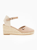 Εσπαντρίγιες platforms suede με μπαρέτα Refresh 171882 - Μπεζ - thefashionproject.gr - Refresh