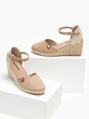 Εσπαντρίγιες platforms suede με μπαρέτα Refresh 171882 - Μπεζ - thefashionproject.gr - Refresh