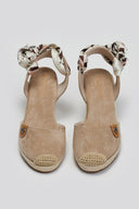 Εσπαντρίγιες platforms suede Refresh 172541 - Μπεζ - thefashionproject.gr - Refresh