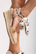 Εσπαντρίγιες platforms suede Refresh 172541 - Μπεζ - thefashionproject.gr - Refresh