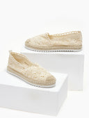 Εσπαντρίγιες πλεκτές ERYNN - Μπεζ - thefashionproject.gr - ERYNN