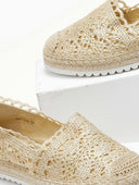 Εσπαντρίγιες πλεκτές ERYNN - Χρυσό - thefashionproject.gr - ERYNN