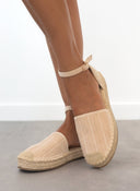 Εσπαντρίγιες suede με ανάγλυφο pattern