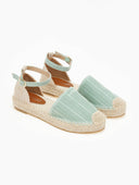 Εσπαντρίγιες suede με ανάγλυφο pattern
