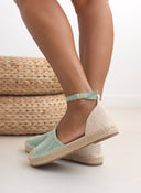 Εσπαντρίγιες suede με ανάγλυφο pattern