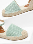 Εσπαντρίγιες suede με ανάγλυφο pattern