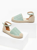 Εσπαντρίγιες suede με ανάγλυφο pattern