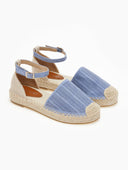Εσπαντρίγιες suede με ανάγλυφο pattern