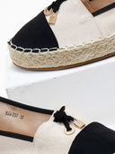 Εσπαντρίγιες suede με διχρωμία ERYNN