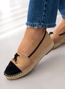 Εσπαντρίγιες suede με διχρωμία ERYNN