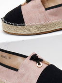 Εσπαντρίγιες suede με διχρωμία ERYNN