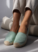 Εσπαντρίγιες suede με εξωτερική ραφή - Βεραμάν - thefashionproject.gr - Super Mode