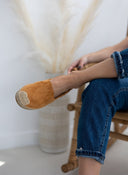 Εσπαντρίγιες suede με εξωτερική ραφή Erynn - Κάμελ - thefashionproject.gr - ERYNN