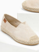 Εσπαντρίγιες suede με εξωτερική ραφή Erynn - Μπεζ - thefashionproject.gr - ERYNN - 18333003002