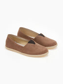 Εσπαντρίγιες suede με λάστιχο - Καφέ - thefashionproject.gr - Medies
