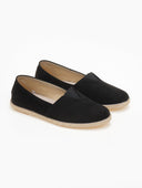 Εσπαντρίγιες suede με λάστιχο - Μαύρο - thefashionproject.gr - Medies