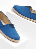 Εσπαντρίγιες suede με λάστιχο - Μπλε - thefashionproject.gr - Medies - 18445037002