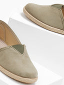 Εσπαντρίγιες suede με λάστιχο - Χακί - thefashionproject.gr - Medies