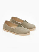 Εσπαντρίγιες suede με λάστιχο - Χακί - thefashionproject.gr - Medies