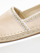 Εσπαντρίγιες suede με μεταλλική κλωστή - Μπεζ - thefashionproject.gr - Bello Star