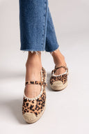 Εσπαντρίγιες suede με μπαρέτα ERYNN - Leopard - thefashionproject.gr - ERYNN