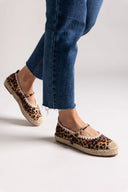 Εσπαντρίγιες suede με μπαρέτα ERYNN - Leopard - thefashionproject.gr - ERYNN
